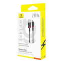 Kabel Baseus Dura USB/Lightning 1m 2,4A – červeno černý