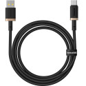 Kabel Baseus Dura USB/USB-C 1m 60W černo zlatý