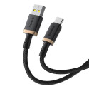 Kabel Baseus Dura USB/USB-C 1m 60W černo zlatý
