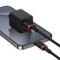 Kabel Baseus Dura USB/USB-C 60W 1m – červený/černý