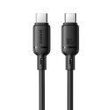 Kabel Baseus Silky USB-C/USB-C 100W 1m černý