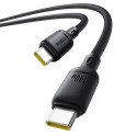Kabel Baseus Silky USB-C/USB-C 100W 1m černý