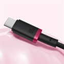 Kabel Baseus Dura USB-C/USB-C 100W 1m - červeno černý