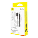Kabel Baseus Dura USB-C/USB-C 100W 1m - červeno černý