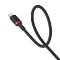 Kabel Baseus Dura USB-C/USB-C 2m 100W červeno-černý