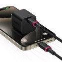 Kabel Baseus Dura USB-C/USB-C 2m 100W červeno-černý