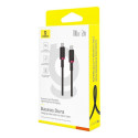 Kabel Baseus Dura USB-C/USB-C 2m 100W červeno-černý
