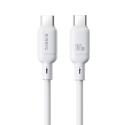 Baseus Silky USB-C/USB-C 1m 100W kabel bílý