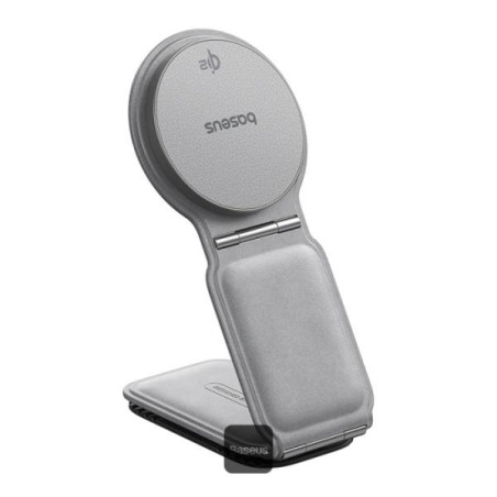 Držák do auta Baseus PRIMETRIP C02 Qi2 15W - šedý
