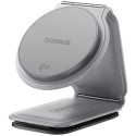 Držák do auta Baseus PRIMETRIP C02 Qi2 15W - šedý