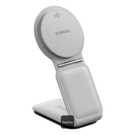 Držák do auta Baseus PRIMEtrip C02 Qi2 (15W) - bílý