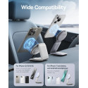Držák do auta Baseus PRIMEtrip C02 Qi2 (15W) - bílý