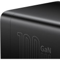 Baseus GaN3 Pro 100W nabíječka 5× zařízení – černá