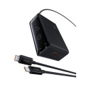 Nabíječka Baseus GaN Digital 240W 4 zařízení – černá