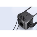 Baseus PowerCombo Cube 30W – nabíjecí stanice 3×AC, 2×USB-C, če