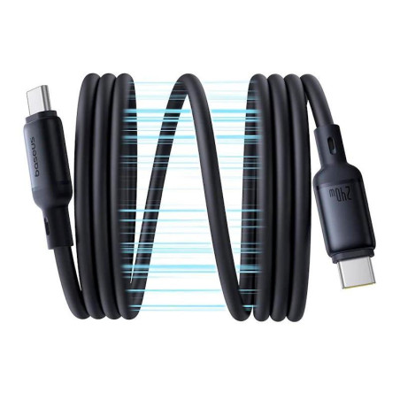 Kabel Baseus PicoGo USB-C/USB-C 240W 1m magnetický - černý