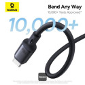 Kabel Baseus PicoGo USB-C/USB-C 240W 1m magnetický - černý