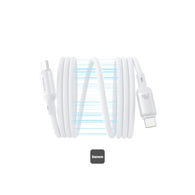 Kabel Baseus PicoGo pro USB-C - bílý