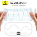 Kabel Baseus PicoGo USB-C 240 W 1 m - bílý