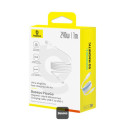 Kabel Baseus PicoGo USB-C 240 W 1 m - bílý