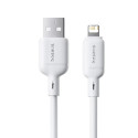 Kabel Baseus Silky USB/Lightning 1m 2.4A - bílý