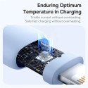 Kabel Baseus Silky USB/Lightning 1m 2.4A - bílý