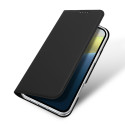 Pouzdro Dux Ducis Skin Pro pro iPhone 16 Plus s klopou a slotem na karty - černé