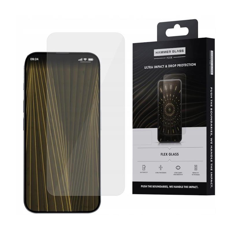 Ochranné sklo Hammer Glass FLEX pro Samsung A17 5G/A16 5G/A16 4G - křišťálově čirá