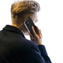 Pouzdro Dux Ducis Skin Pro pro iPhone 16 Plus s klopou a slotem na karty - černé