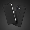 Pouzdro Dux Ducis Skin Pro pro iPhone 16 Plus s klopou a slotem na karty - černé