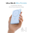 Baseus PICOgo Qi2 5000mAh 15W powerbanka - modrá