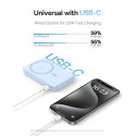 Baseus PICOgo Qi2 5000mAh 15W powerbanka - modrá