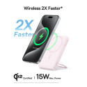 Powerbanka Baseus PICOGO Qi2 5000mAh 20W růžová