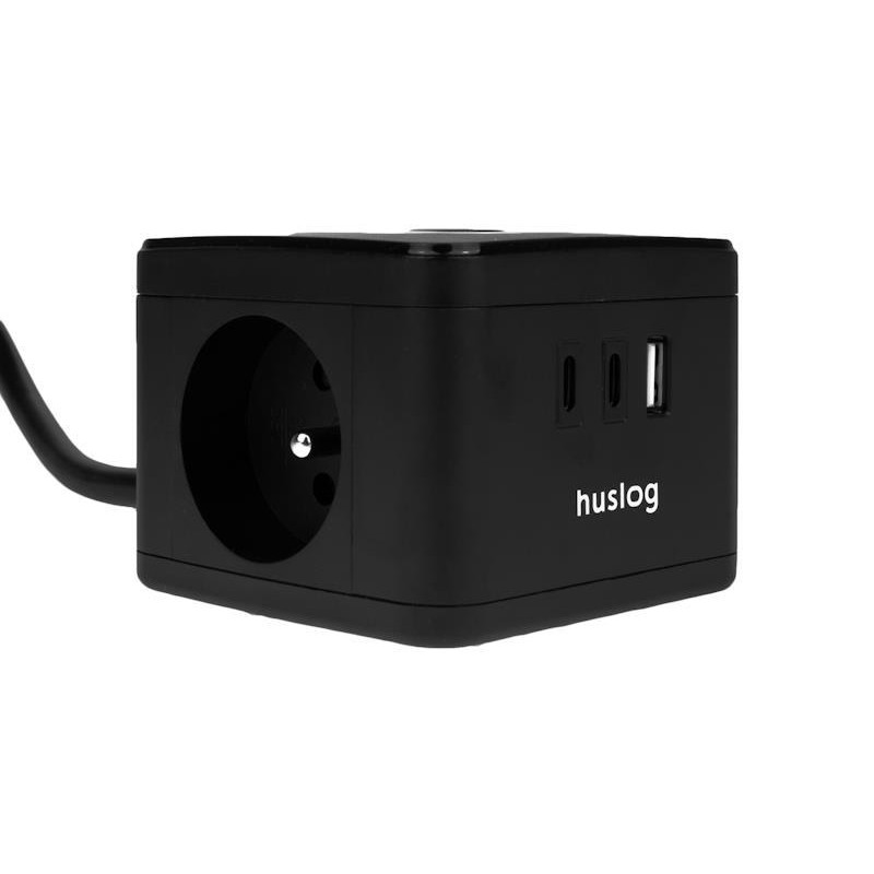 Nabíjecí stanice Huslog 12W pro 5 zařízení - černá