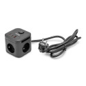 Nabíječka Huslog 20W 3xzásuvka – 2× USB-C, černá