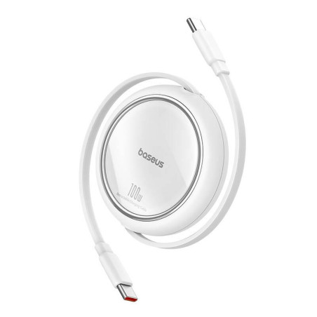 Kabel Baseus Free2Draw 100W USB‑C/USB‑C 1m – bílý