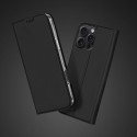 Pouzdro Dux Ducis Skin Pro pro iPhone 16 Pro Max s klopou a slotem na karty - černé