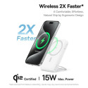 Baseus PICOgo Qi2 5000mAh 20W powerbanka – bílá