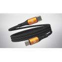 Kabel Hammer USB-C/USB-C 100W 1m magnetický – černý