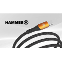 Kabel Hammer USB-C/USB-C 100W 1m magnetický – černý