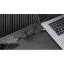 Kabel Hammer USB-C/USB-C 100W 1m magnetický – černý