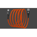 Kabel Hammer MAGNETIC USB A–USB-C 65W 1m oranžový