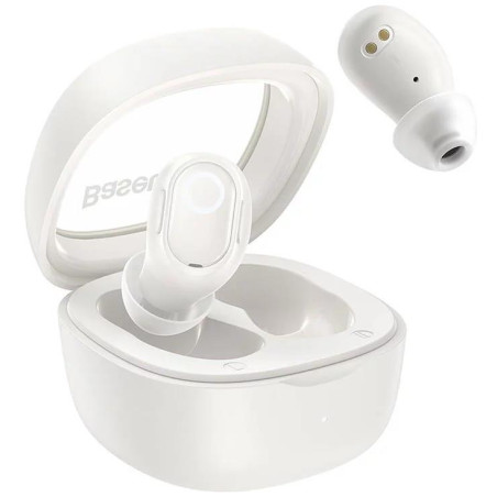 Sluchátka Baseus BOWIE WM02 TWS Bluetooth 5.3 bílá