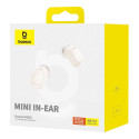 Sluchátka Baseus BOWIE WM02 TWS Bluetooth 5.3 bílá