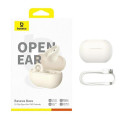Sluchátka Baseus BASS 15 CLIP Open Ear - bílá
