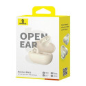 Sluchátka Baseus BASS 15 CLIP Open Ear - bílá