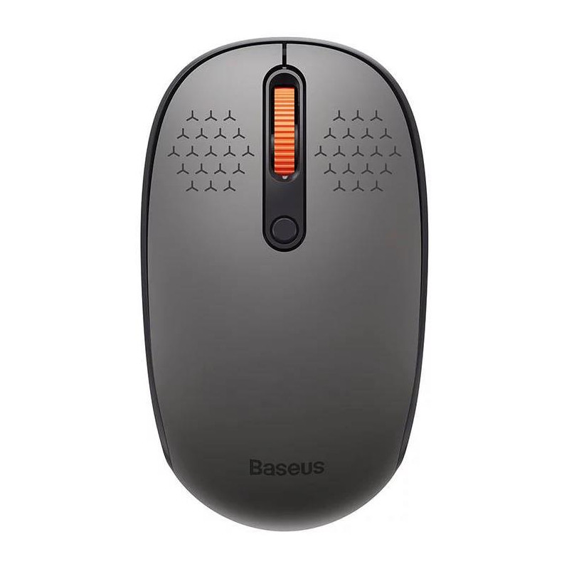 Bezdrátová myš Baseus F01B TRi-MODE pro PC - šedá