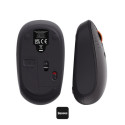 Bezdrátová myš Baseus F01B Tri-Mode pro PC - šedá