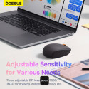 Bezdrátová myš Baseus F01B Tri-Mode pro PC - šedá