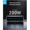 Nabíječka Anker PRIME 200W 4xUSB‑C pro 6 zařízení černá